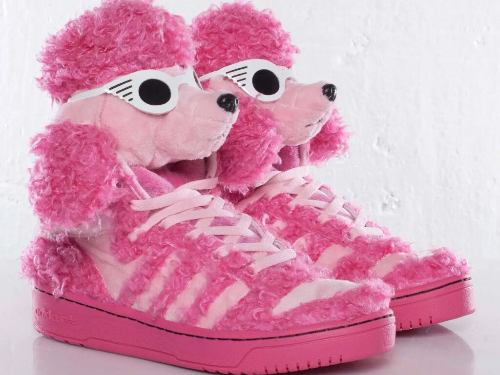 Jeremy Scott Pink x Adidas sneakers